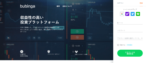 fxキャンペーンbubinga